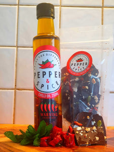 Dark Belgian Chilli Chocolate + any Chilli Oil